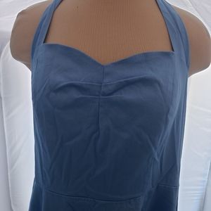 Baby blue pin up style dress